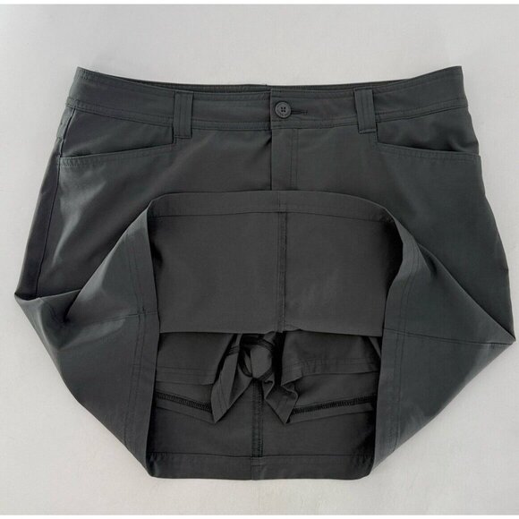 Eddie Bauer Women’s Gray Skort Skirt Under Shorts Outdoor Active Size 10 - Picture 4 of 9